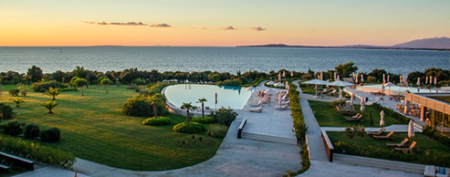 Scenic view of a real estate compound